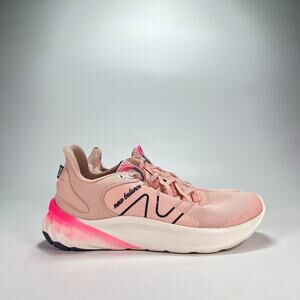 New Balance Fresh Foam Roav V2 Pink White Athletic Running Shoes Womens Size 9.5